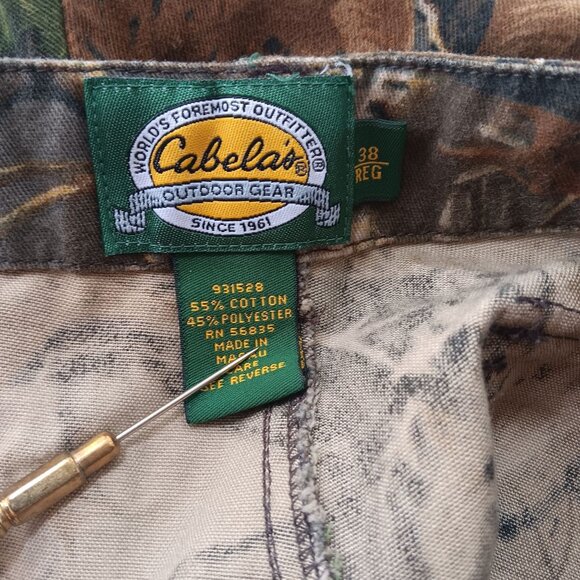 Cabelas Camouflage Hunting Pants 38 Regular Mens Seclusion 3D - Picture 3 of 5
